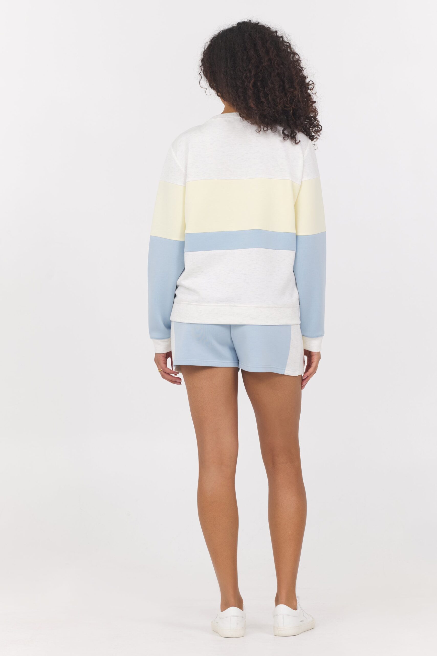 Color Block Cloud Fleece Crew - Image 3