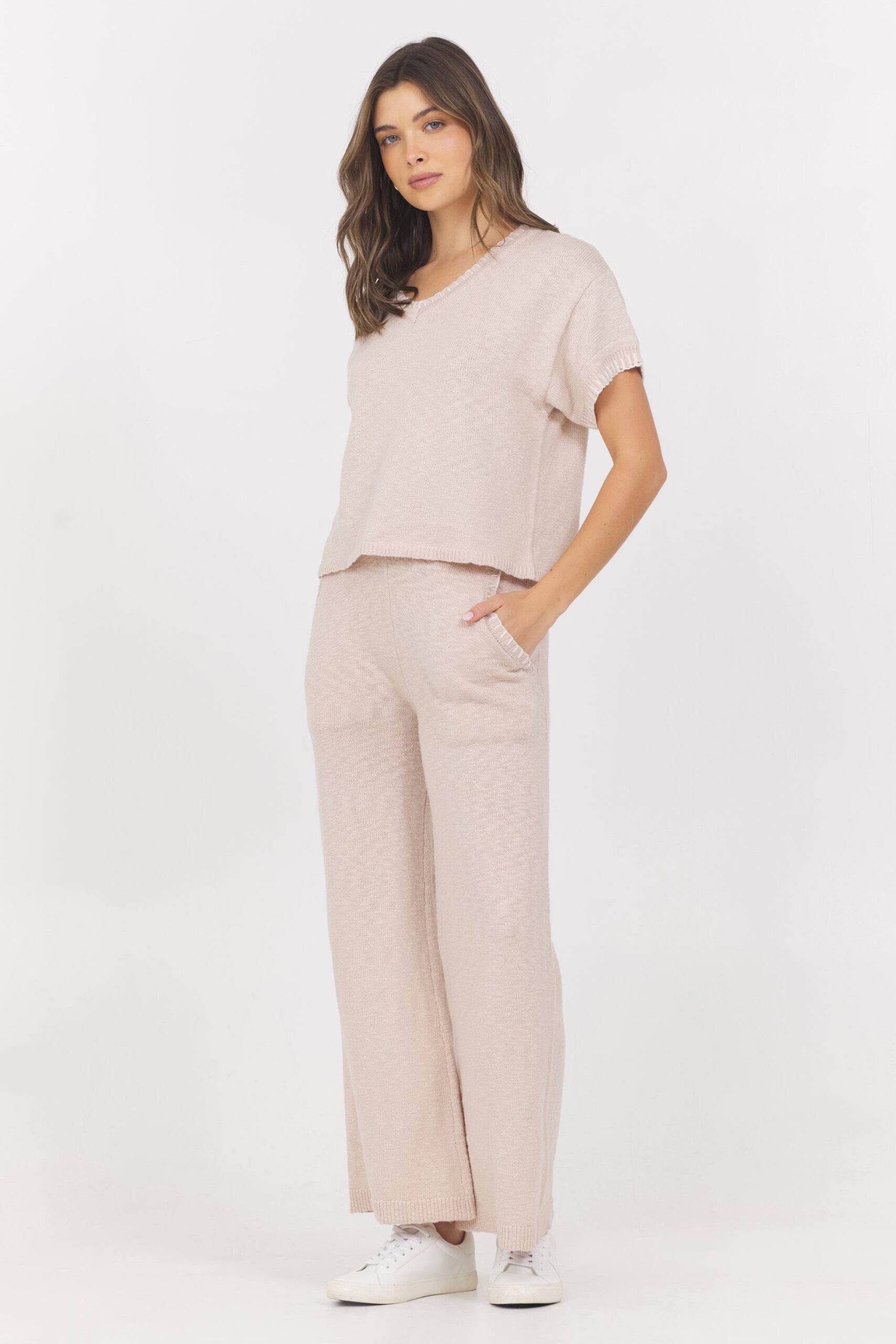 Knit Pants w/ Whipstitch - Image 5