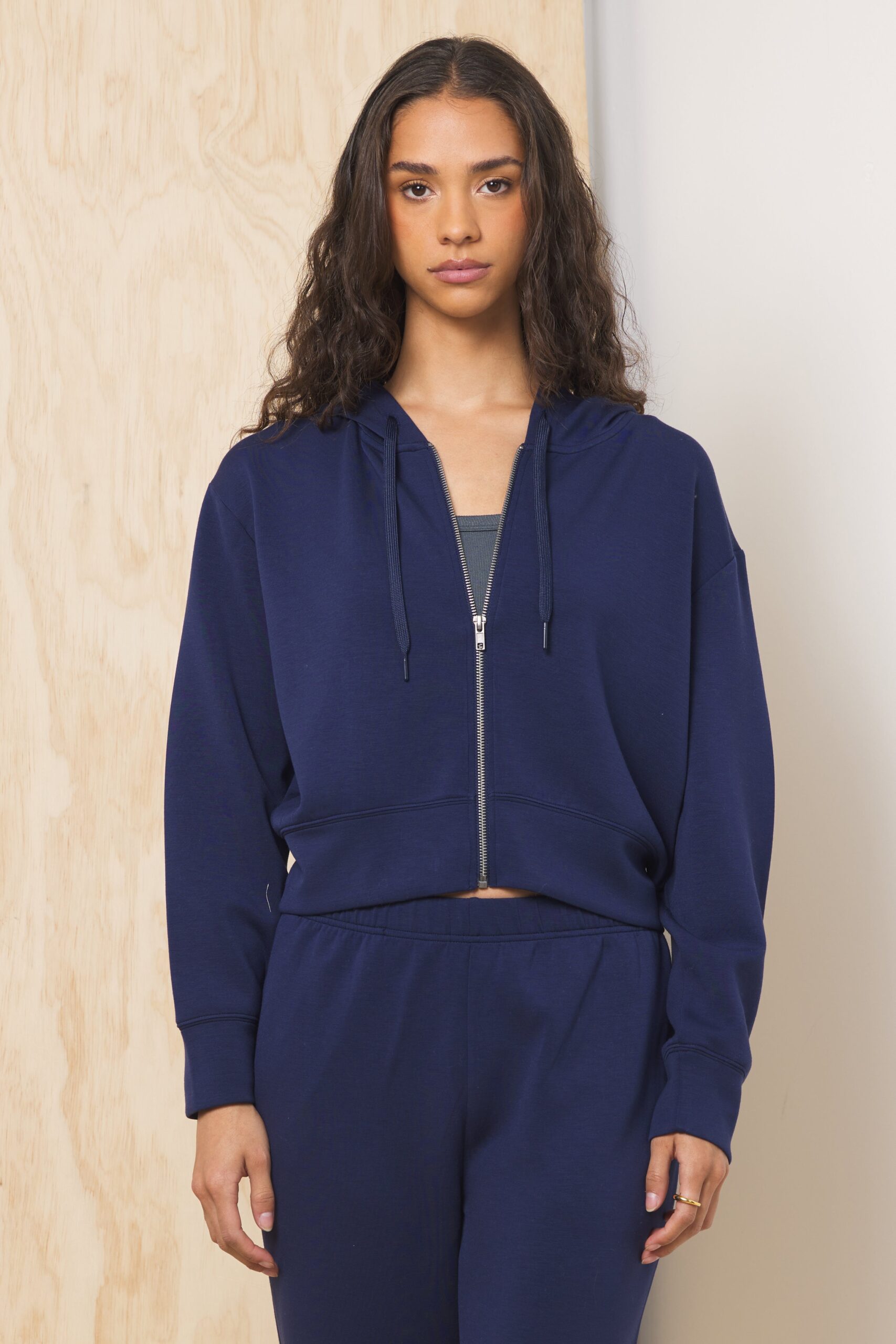 Navy Cloud Fleece 2-Piece Set - Image 2