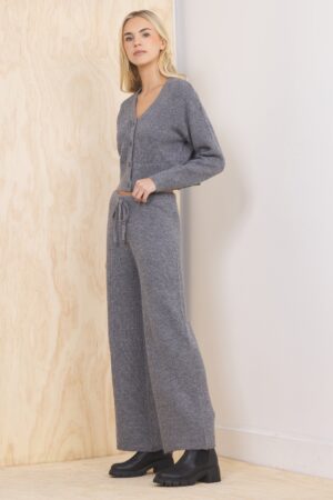 Heather Grey Sweater Terry 2-Piece Set