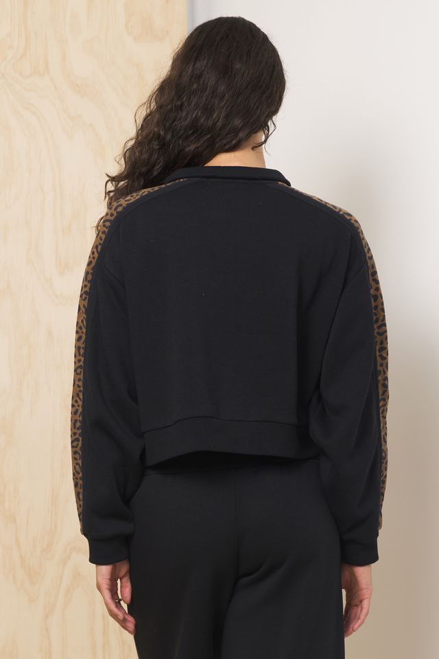 Heavy Surfwash Quarter Zip w/ Printed Insert - Image 2