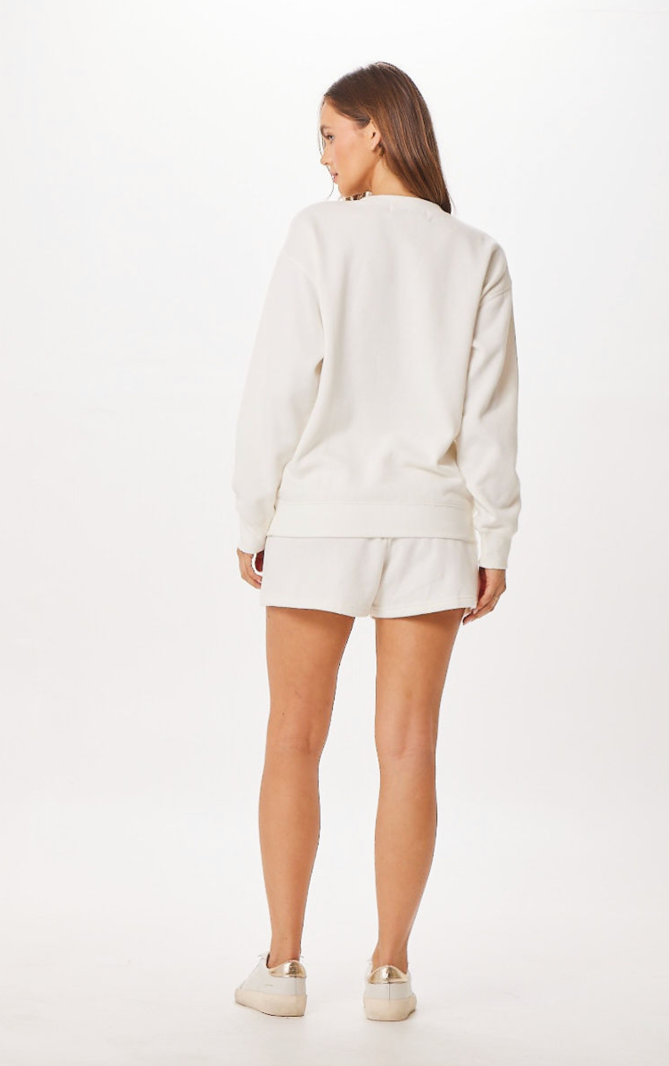 White St. Barth Jet Setter Surf Wash Crewneck - Image 4