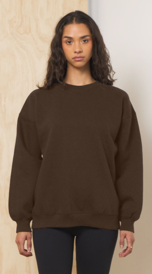 Chocolate Proweave Crewneck