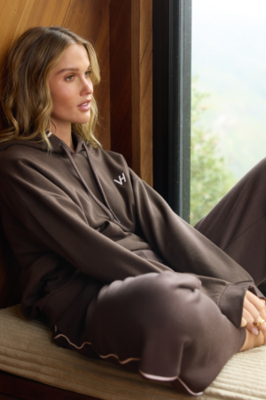 Teddy Fleece Hoodie w/ Whipstitch