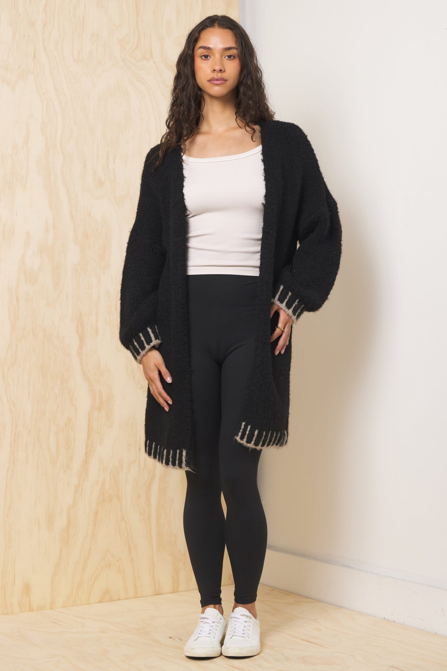 Black Long Cardigan - Image 4